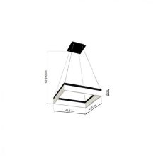 Pendant lamp NERO 32W LED