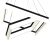Pendant lamp NERO 80W LED