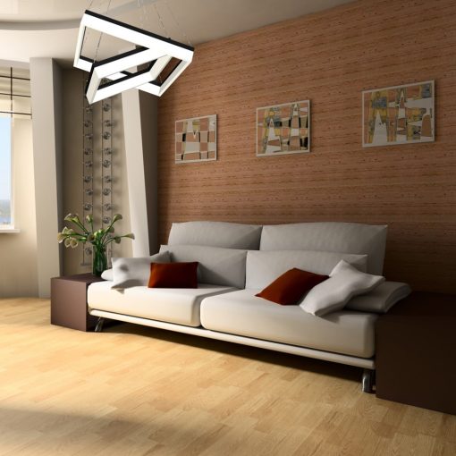 Pendant lamp NERO 80W LED