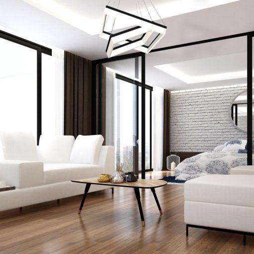 Pendant lamp NERO 80W LED