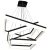 Pendant lamp NERO 140W LED