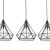 Pendant lamp TRIANGOLO 3xE27
