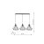 Pendant lamp TRIANGOLO 3xE27