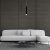 Pendant lamp CARBON 1X5W LED