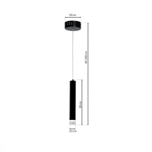 Pendant lamp CARBON 1X5W LED