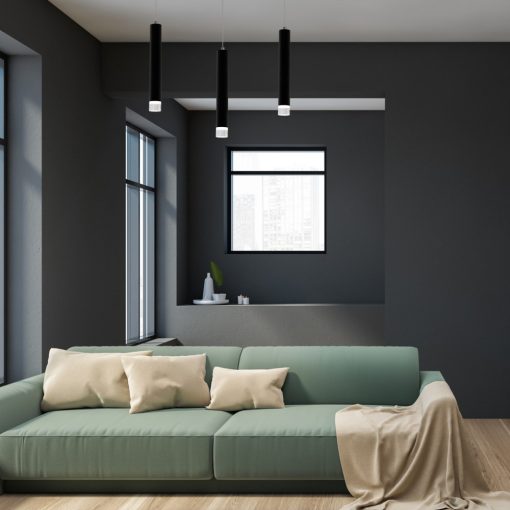 Pendant lamp CARBON 3X5W LED