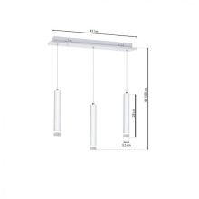 Pendant lamp ALBA 3X5W LED