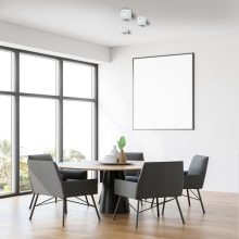 Ceiling  lamp TUBO WHITE 1xAR111 (BEZ ŻARÓWKI)