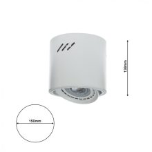 Ceiling  lamp TUBO WHITE 1xAR111 (BEZ ŻARÓWKI)
