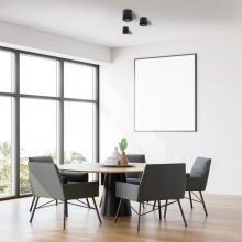 Ceiling  lamp TUBO BLACK 1xAR111 (BEZ ŻARÓWKI)