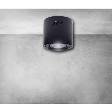 Ceiling  lamp TUBO BLACK 1xAR111 (BEZ ŻARÓWKI)