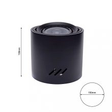 Ceiling  lamp TUBO BLACK 1xAR111 (BEZ ŻARÓWKI)