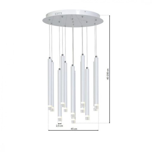 Pendant lamp ALBA 12W LED