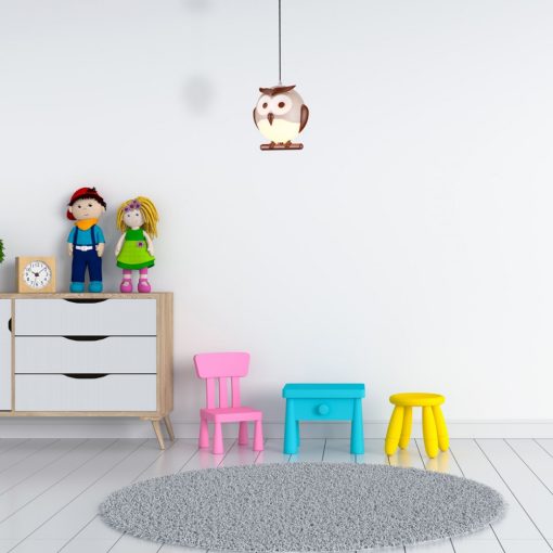 Pendant lamp OWL 1XE14 LED