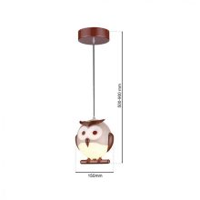 Pendant lamp OWL 1XE14 LED
