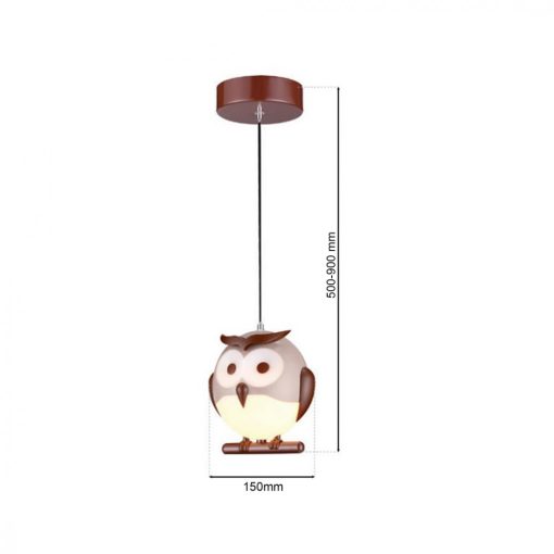 Pendant lamp OWL 1XE14 LED