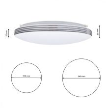 Ceiling  SIENA 25W LED Ø350 mm + pilot