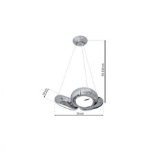 Pendant lamp MERCURIO 36W LED