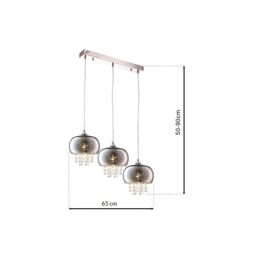 Pendant lamp STARLIGHT 3xE14