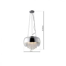 Pendant lamp LUNA 3xE14 LED
