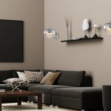 Wall lamp LUNA 1xE14 LED