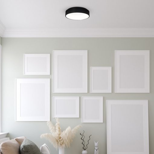 Ceiling  OHIO BLACK 24W LED Ø450mm