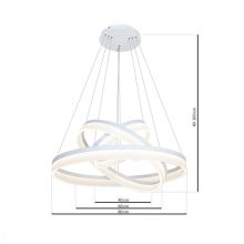 Pendant lamp RING 4080 114W LED + PILOT