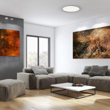 Ceiling  CRUZ 40W LED Ø400mm Ściemnialny+ Pilot