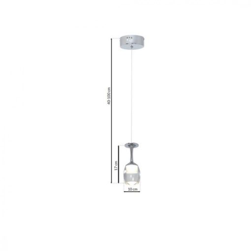 Pendant lamp COPPA 1x5W LED