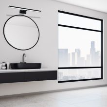 Wall lamp SHINE BLACK 60cm 13,8W LED