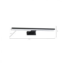 Wall lamp SHINE BLACK 60cm 13,8W LED
