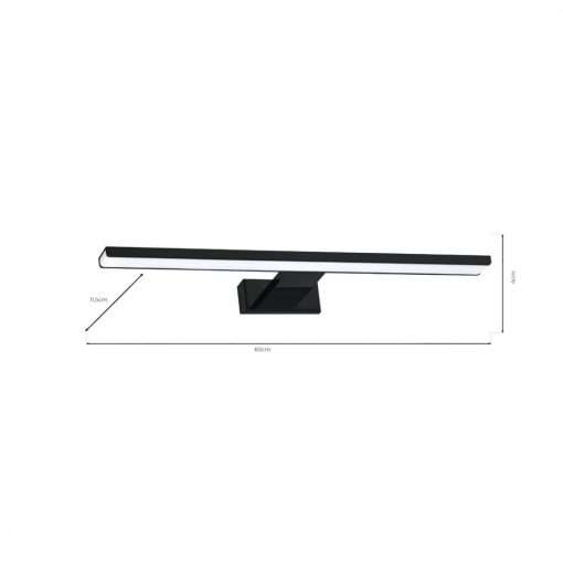 Wall lamp SHINE BLACK 60cm 13,8W LED