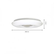 Ceiling  VELA 24W LED Ø400 mm Ściemnialny+ Pilot