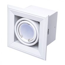 FLUSH-MOUNTED LAMP  BLOCCO WHITE 1x7W GU10 LED