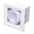 FLUSH-MOUNTED LAMP  BLOCCO WHITE 1x7W GU10 LED