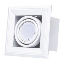 FLUSH-MOUNTED LAMP  BLOCCO WHITE 1x7W GU10 LED