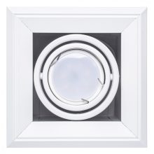 FLUSH-MOUNTED LAMP  BLOCCO WHITE 1x7W GU10 LED