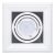 FLUSH-MOUNTED LAMP  BLOCCO WHITE 1x7W GU10 LED