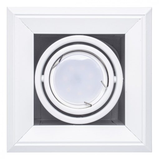 FLUSH-MOUNTED LAMP  BLOCCO WHITE 1x7W GU10 LED
