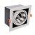 Flush-mounted luminaire Plaza 1xGU10 AR111 Biała