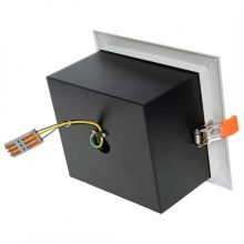 Flush-mounted luminaire Plaza 1xGU10 AR111 Biała