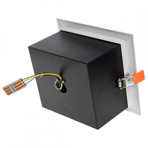 Flush-mounted luminaire Plaza 1xGU10 AR111 Biała
