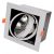 Flush-mounted luminaire Plaza 1xGU10 AR111 Biała
