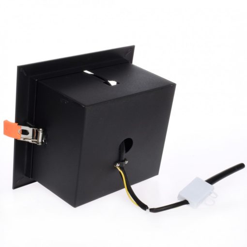 Flush-mounted luminaire Plaza 1xGU10 AR111 BLACK