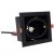 Flush-mounted luminaire Plaza 1xGU10 AR111 BLACK