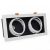 Flush-mounted luminaire Plaza 2xGU10 AR111 Biała