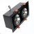 Flush-mounted luminaire Plaza 2xGU10 AR111 BLACK