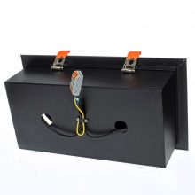 Flush-mounted luminaire Plaza 2xGU10 AR111 BLACK