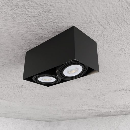 Oprawa Natynkowa Plaza 2xGU10 AR111 BLACK