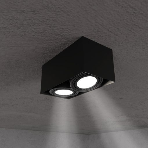 Oprawa Natynkowa Plaza 2xGU10 AR111 BLACK